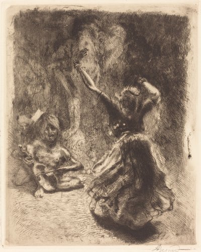 Tanjore táncosa La bayadère of Tanjore, 1914. alkotó: Paul Albert Besnard