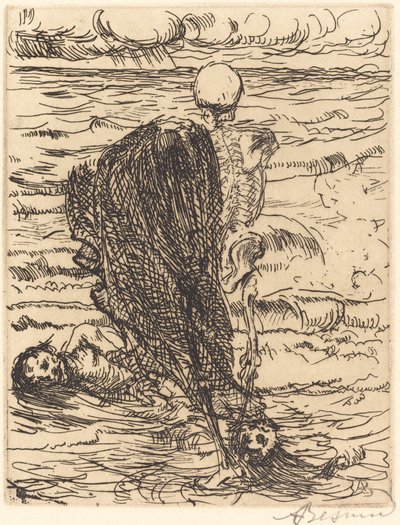 A húzás A háló, 1900. alkotó: Paul Albert Besnard