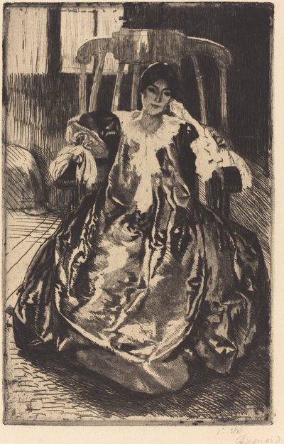 A selyemruha A selyemruha, 1887. alkotó: Paul Albert Besnard