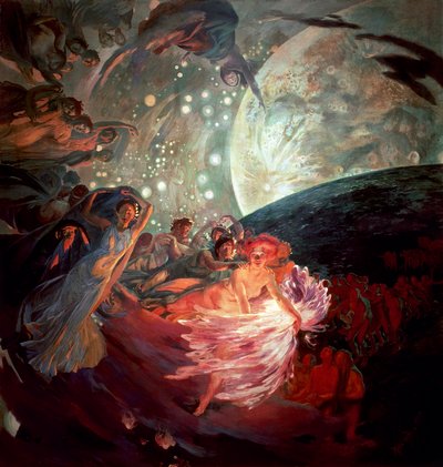 Az igazság vonzza a tudományokat, hogy megvilágosítsa az embereket alkotó: Paul Albert Besnard