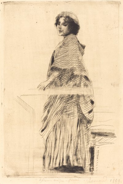 Nő a köpenyben Nő a köpenyben, 1889. alkotó: Paul Albert Besnard