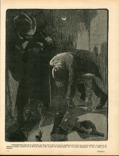 A vajtányér, színekben szatirikus alkotó: Paul Balluriau