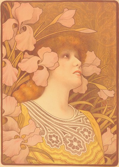 Sarah Bernhardt, mint Melisande alkotó: Paul Berthon