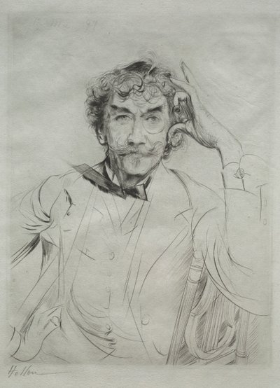James MacNeill Whistler alkotó: Paul Cesar Helleu