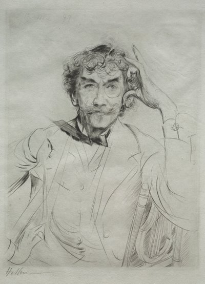 James MacNeill Whistler, 1897. alkotó: Paul Cesar Helleu