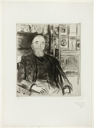 Alexis Rouart portréja alkotó: Paul Cesar Helleu
