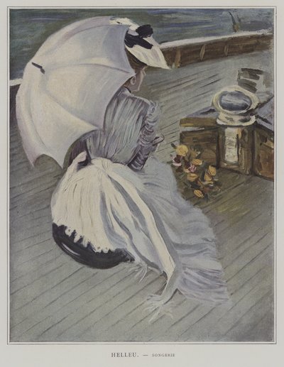 Songerie (álom) alkotó: Paul Cesar Helleu