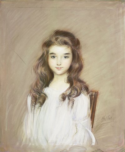 Az elbai márkiné lánya, 1901 körül alkotó: Paul Cesar Helleu