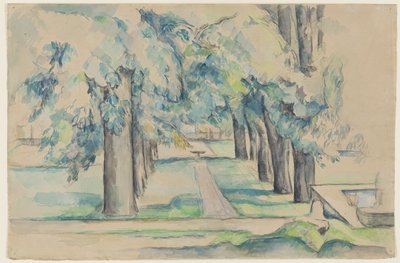 Gesztenyefasor a Jas de Bouffan birtokon alkotó: Paul Cézanne