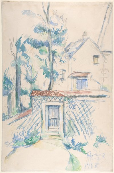 Bejárat egy kertbe alkotó: Paul Cézanne