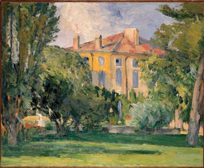 Cezanne, Paul (1839-1906) Jas de Bouffan háza. Olaj, vászon, mérete: 59x71 alkotó: Paul Cézanne