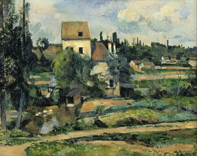 A Couleuvre menti malom Pontoise-ban alkotó: Paul Cézanne