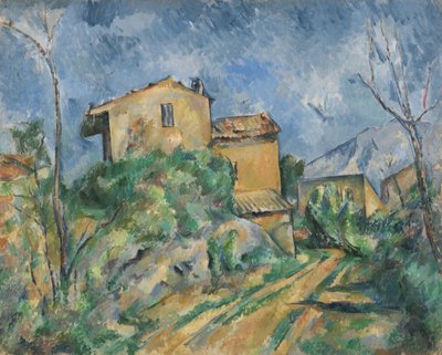Maison Maria kilátással a Château Noir -ra alkotó: Paul Cézanne