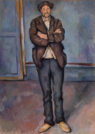 Álló paraszt karba tett kézzel alkotó: Paul Cézanne