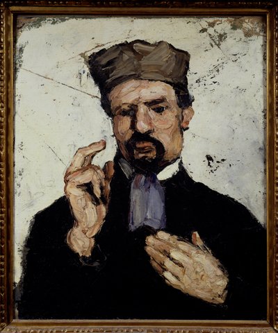 Dominique bácsi portréja Paul Cezanne ügyvédi festményében (1839-1906) 1866 V. 0,65x0,54 m Párizs, Muse d