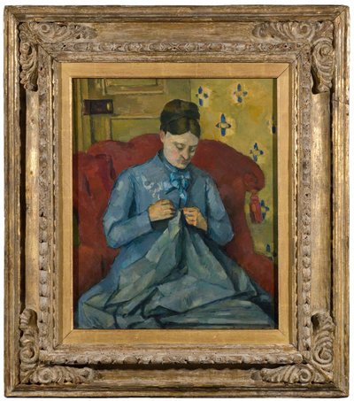 A művész feleségének portréja alkotó: Paul Cézanne