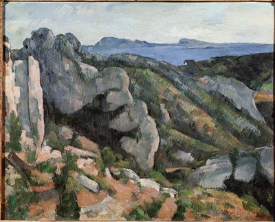 Sziklák az Estaque-nál (olaj, vászon alkotó: Paul Cézanne