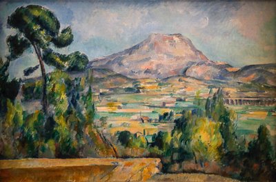 Sainte-Victoire-hegy 1890 (olaj, vászon) alkotó: Paul Cézanne