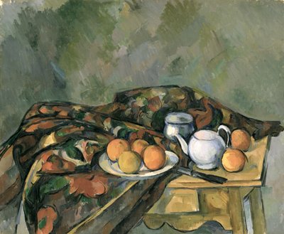 Csendélet teáskannával (olaj, vászon) alkotó: Paul Cézanne