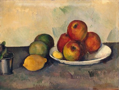 Csendélet almával, 1890 körül (olaj, vászon) alkotó: Paul Cézanne