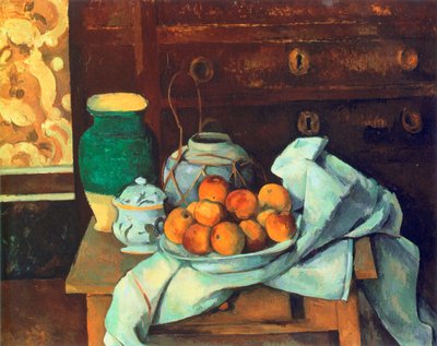 Csendélet komóddal alkotó: Paul Cézanne