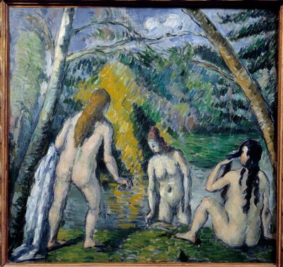 Három fürdőző, Paul Cezanne (1839-1906). 1879 alkotó: Paul Cézanne