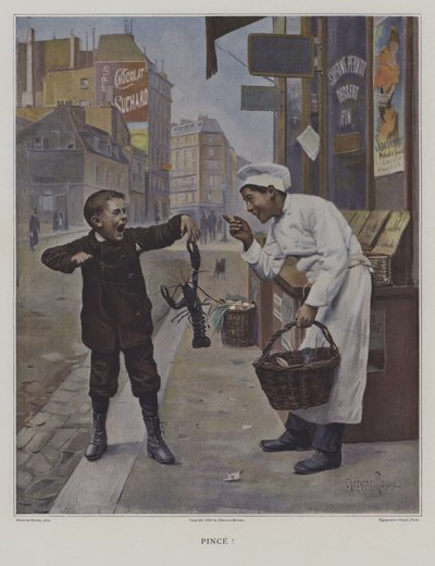 Pince! (Elcsípve!) alkotó: Paul Charles Chocarne-Moreau