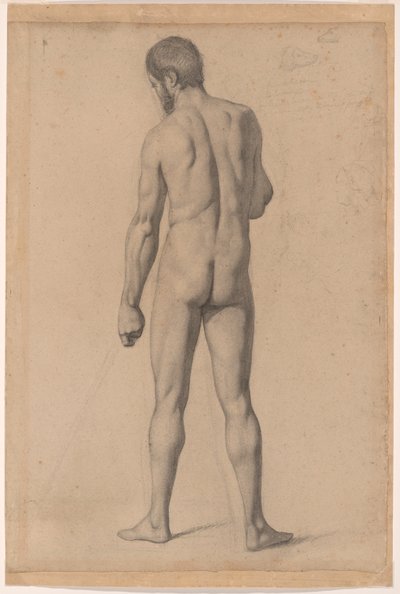 Akadémiai akt, hátulról nézve alkotó: Paul Cézanne