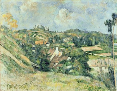 Auvers-sur-Oise, a Val Harme felől nézve, 1879-82 alkotó: Paul Cézanne
