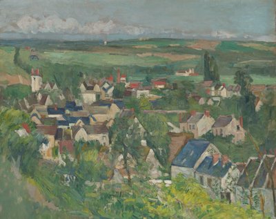 Auvers, panorámás kilátás alkotó: Paul Cézanne