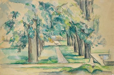 Gesztenyefák sugárútja a Jas de Bouffannál alkotó: Paul Cézanne