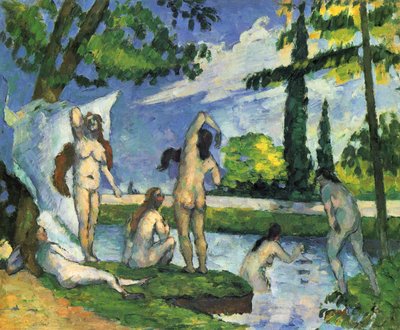 Fürdőzők alkotó: Paul Cézanne