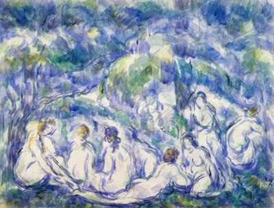 Fürdőzők alkotó: Paul Cézanne