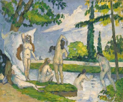 Fürdőzők, 1874-75. alkotó: Paul Cézanne
