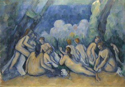 Fürdőzők A nagy fürdőzők, 1894-1905 alkotó: Paul Cézanne