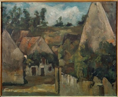 A rue Rémy kereszteződése Auversben alkotó: Paul Cézanne