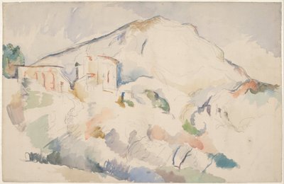 Château Noir és Mont Sainte-Victoire, kb. 1890-1895 alkotó: Paul Cézanne