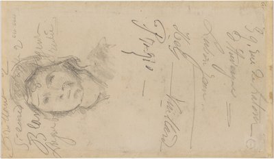 Cézanne - FWN 3005-52b, Louis Le Nain után, Nő főkötővel, 1884-87 alkotó: Paul Cézanne