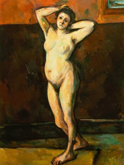 Meztelen nő állt alkotó: Paul Cézanne