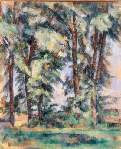 Nagy fák Jas de Bouffanban alkotó: Paul Cézanne