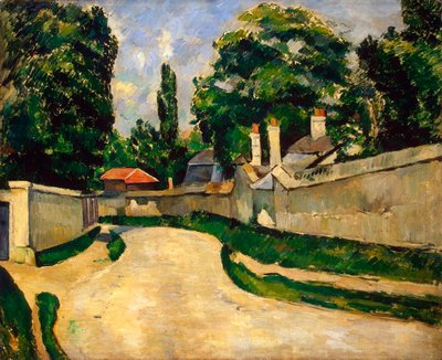 Házak az út mentén, 1881 alkotó: Paul Cézanne