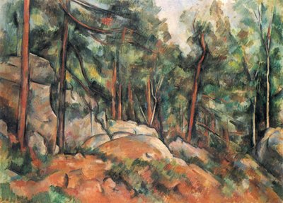 Erdei belső tér alkotó: Paul Cézanne