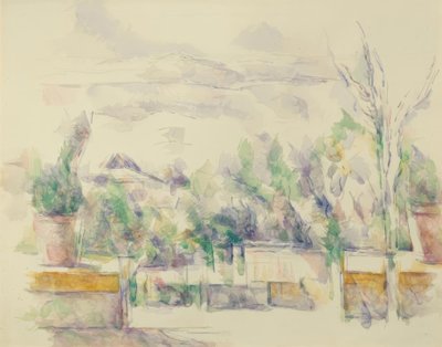 A Jardin des Lauves terasza alkotó: Paul Cézanne