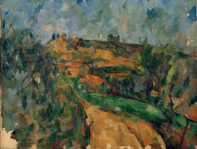 A kanyargós út a Chemin des Lauves tetején alkotó: Paul Cézanne