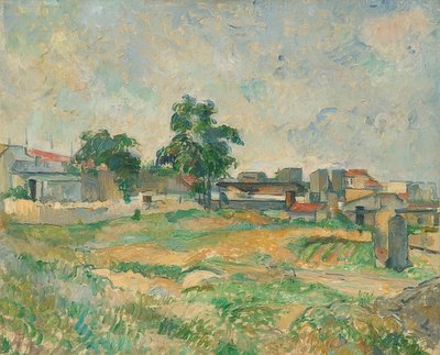Táj Párizs közelében. 1876 ​​körül alkotó: Paul Cézanne