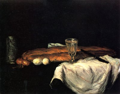 Kenyér és tojás alkotó: Paul Cézanne