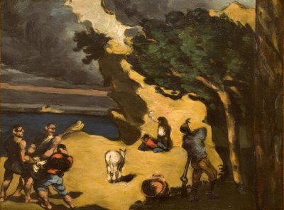 Szamártolvajok alkotó: Paul Cézanne