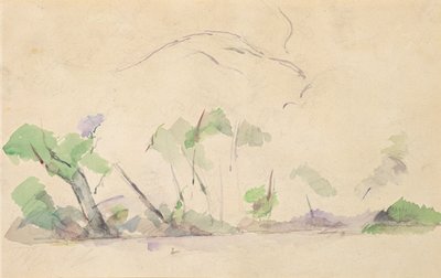 Mont Sainte-Victoire (wc papíron) alkotó: Paul Cézanne