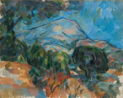Mount Sainte-Victoire. Um 1904 alkotó: Paul Cézanne