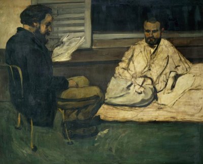 Paul Alexis felolvas Emile Zolának alkotó: Paul Cézanne